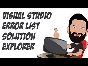 C# Dersleri -6 | Visual Studio Error List ve Solution Explorer