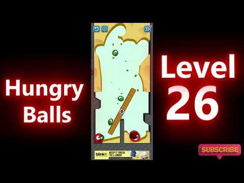🎯 Hungry Balls Level 26 Walkthrough | Solutionguruji
