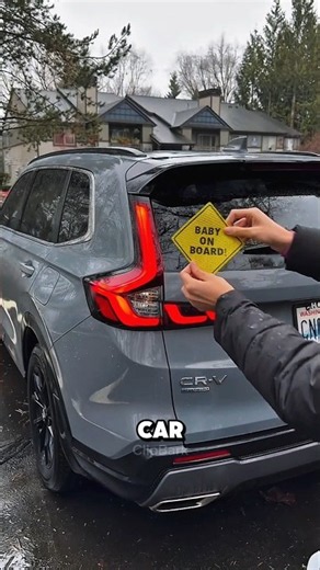 Why do cars have “baby inside” stickers? 🤔