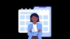 Scheduling Doctor Appointment Online Animation HD On Alpha