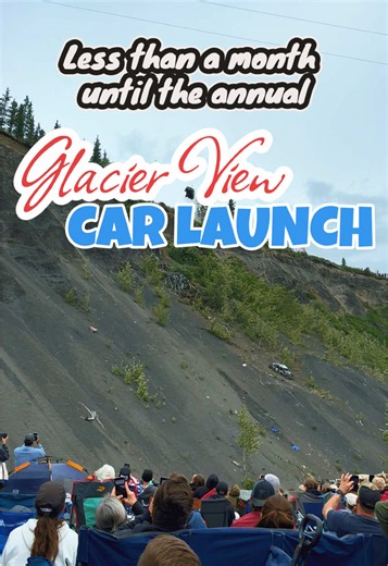 Less than a month away! #alaska #glacierviewcarlaunch #fourthofjuly | glacier view car launch
