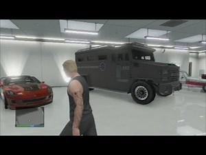 GTA V ONLINE - Comment avoir les fourgons blindés dans son garage !