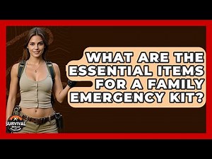 What Are The Essential Items For A Family Emergency Kit? - Survival Skills for Everyone