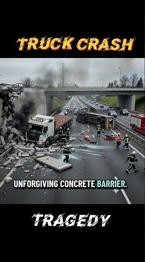 Massive Truck Crash ⚠️ Trucking Fail