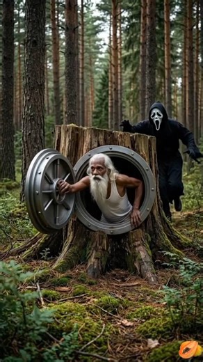 Terrifying Forest Chase – Old Man vs Masked Killer