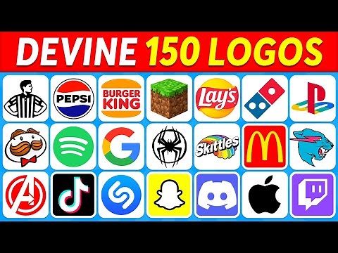 Devine le LOGO en 3 SECONDES | 150 Logos Célèbres | Quiz Logos 2024