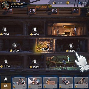 Ahoy, Captain! Fight epic battles, locate hidden treasures, and become the most feared pirate on the seas. | Sea of Conquest