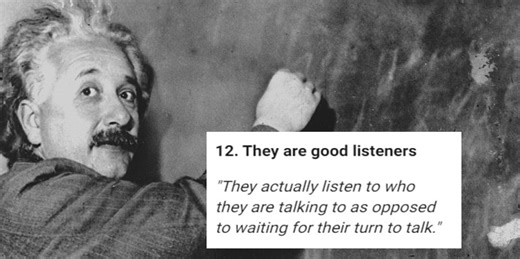 What are the 'non-obvious' signs someone is super smart? Here are 15 that people notice.