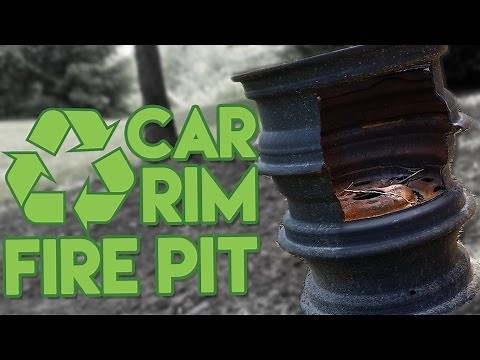 Recycled Wheel Fire Pit Welding Project | MIG Monday