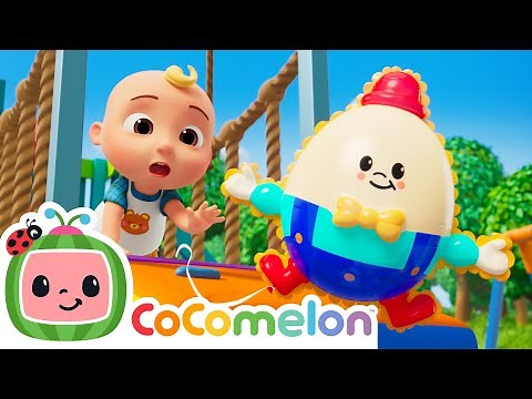 Humpty Dumpty Playground with JJ | CoComelon Nursery Rhymes & Kids Songs