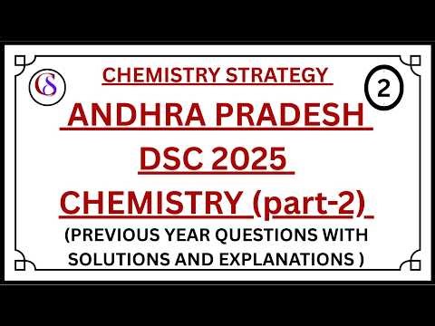 AP DSC 2025 Chemistry Questions Explained (PART-2) | Chromium Electroplating & Bleaching Action.