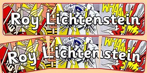 Roy Lichtenstein Display Banner