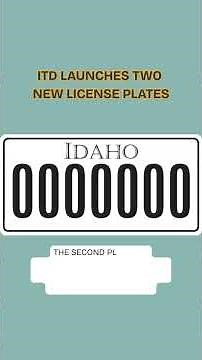 Idaho Transportation Department launches two new plates