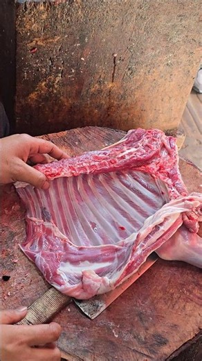 Mutton Lags Cutting #trending #shorts #youtubeshorts