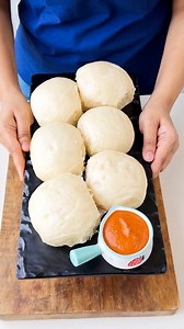 2.8M views · 19K reactions | रूई जैसे नरम बन और चटनी | Soft & Fluffy Steamed Buns With Chutney Recipe | The Terrace Kitchen | Facebook
