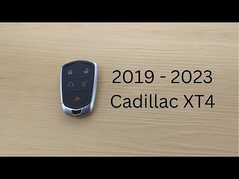 How To Replace or Change Cadillac XT4 Remote Key Fob Battery 2019 - 2023
