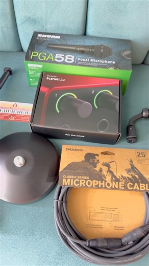 Complete Podcast Setup for Beginners | Shure PGA58 + Focusrite 2i2 Bundle 🎙️