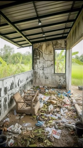 This kitchen was completely unrecognizable after #transformation #makeover #diy