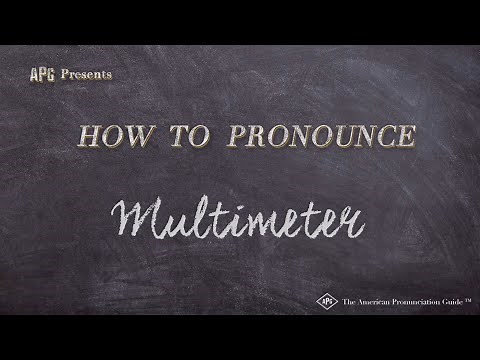 How to Pronounce Multimeter (Real Life Examples!)