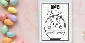 10 oldalas ingyenesen letölthető húsvéti színező