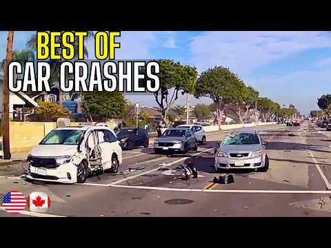 Best of Car Crashes Compilation | USA & Canada - 48