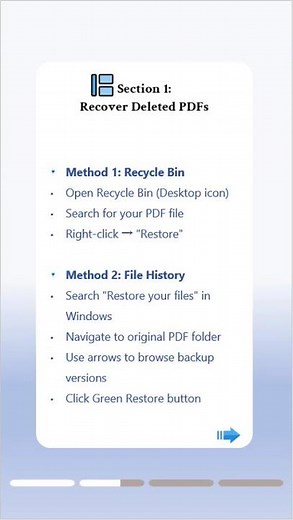 Recover Deleted, Unsaved, or Lost PDF Files — Quick Guide#pdf #filerecovery