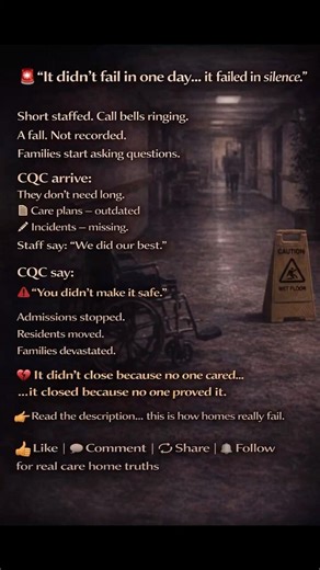 🚨 CQC Shut the Home Down