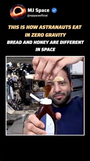 🍴How Astronauts Eat In Space #universe #space #shorts