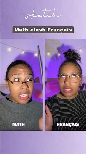 Math vs. French - Are you team math or team French? #humor #sketch #math #French