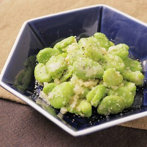 ビールがススム！そら豆ガーリックチーズ 作り方・レシピ | クラシル