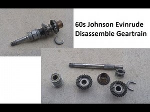 Disassemble Johnson Evinrude Lower Unit Gears