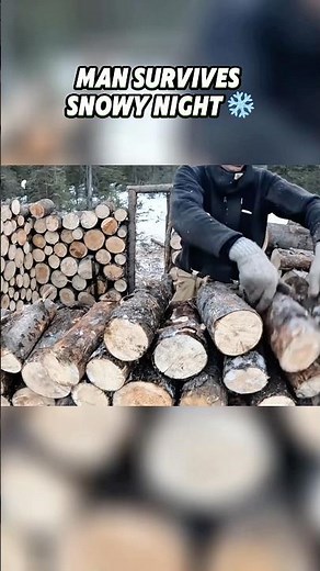 Surviving a Snowy Night Alone ❄️🔥 | Outdoor Boys
