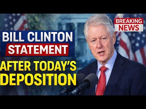Bill Clinton Reacts After Today’s Deposition | Full Statement & Key Highlights #BillClinton #USA