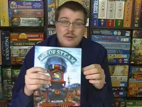 Steam vs. Age of Steam vs. Railways of the World - with Tom Vasel