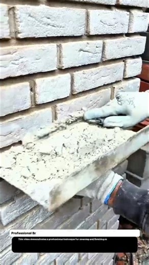 Professional Brick Mortar Joint Finishing Technique – Clean, Smooth & Perfect!