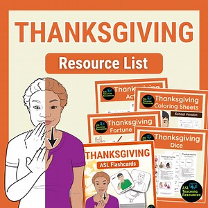 ASL Thanksgiving Resource List