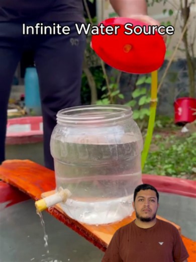 Infinite water source that requires no electricity