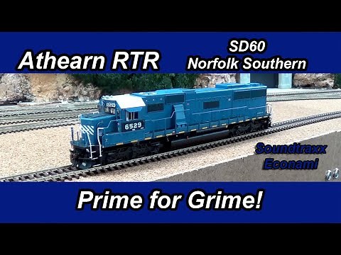 Athearn RTR SD60 plus extra info! HO Scale, Econami DCC Sound!