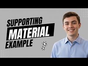 Supporting Material | Extended Example