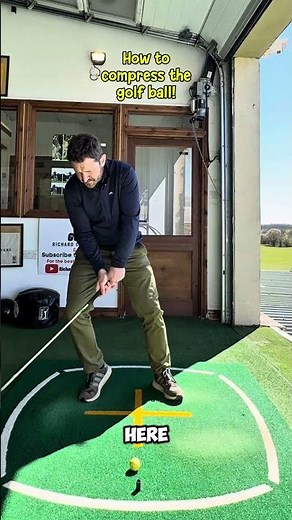 This is how you compress the golf ball!