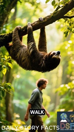 Sloth vs Human SHOCKING Differences Revealed #shorts #shortsfeed #facts #funfacts