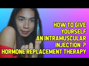 How to give yourself an intramuscular injection? | HORMONE REPLACEMENT THERAPY (Phenokinon "F")