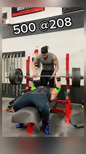 7.5K views · 77 reactions | 500lbs just getting used to heavy weight again. 8 weeks out #bench #chest #powerlift #pr #lifting #fyp | Scott Jackson | Facebook