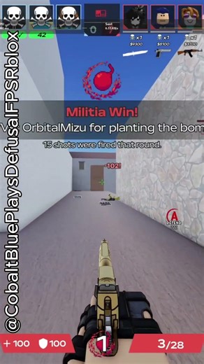 Roblox Defusal Magnum Pistol edit #roblox #edit #shorts