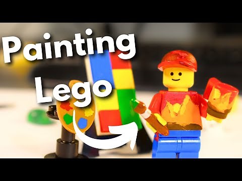 How to Paint Lego; It's Super Easy