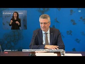 Coronavirus: RKI-Pressekonferenz mit Präsident Lothar H. Wieler