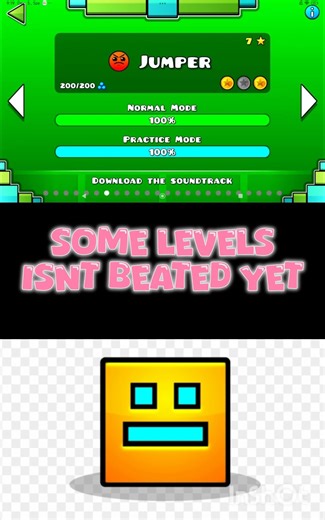 geometry dash player vs gd levels #geometrydash