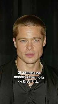 La mandíbula de Brad Pitt no es genética
