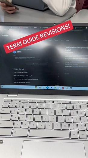 Reposting my revisions video because I’m still getting so many comments about AAVE! Hope you’ll take the time to watch this one. #aave #larrylexicon #termguide #school #learning #learningwithlarry