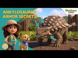 Ankylosaurus Armor Secrets for Kids! | Luna & Puppy’s Safe Dino Lab (DinoQuest Junior Ep. 6)
